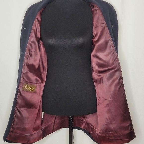 Ferncroft Women's Anglo Fabrics 100% Pure Wool Single Breasted Coat - Size S - Picture 10 of 16